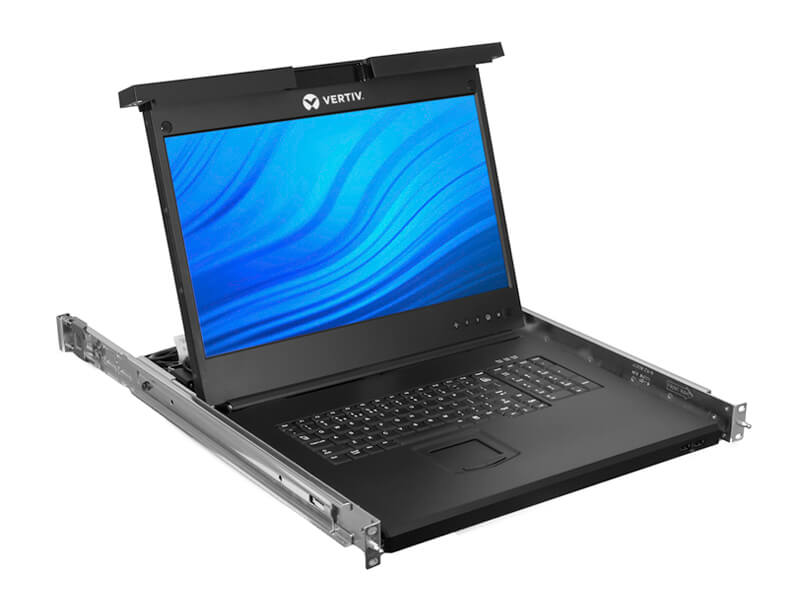 Vertiv Avocent Local Rack Access | 1U | LCD | Rack Mount Console Image