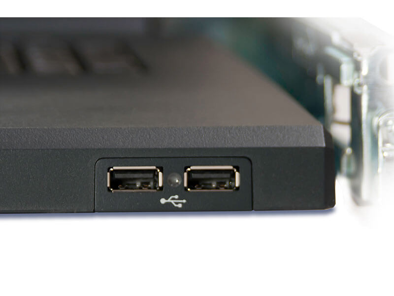 Vertiv Avocent Local Rack Access | 1U | LCD | Rack Mount Console Image