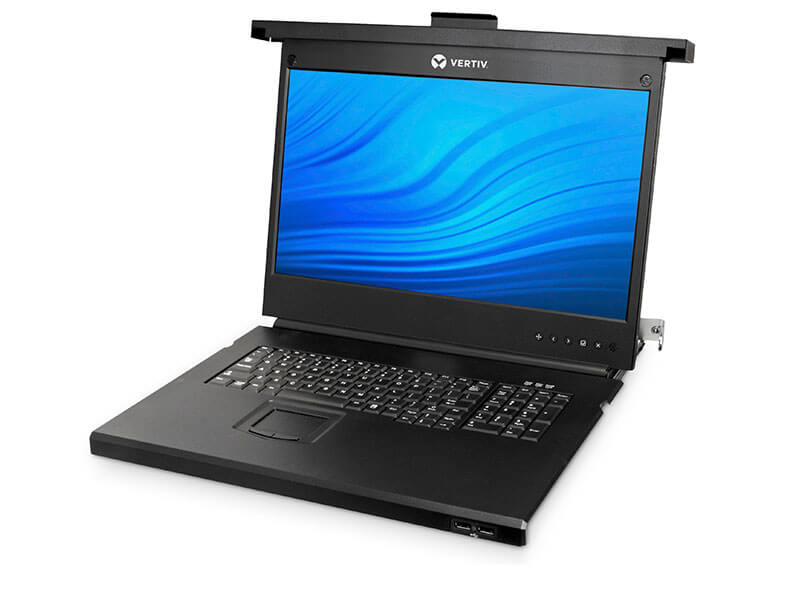 Vertiv Avocent Local Rack Access | 1U | LCD | Rack Mount Console Image
