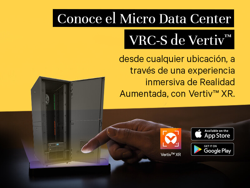 Microcentro de datos Vertiv™ VRC-S Edge-Ready Image