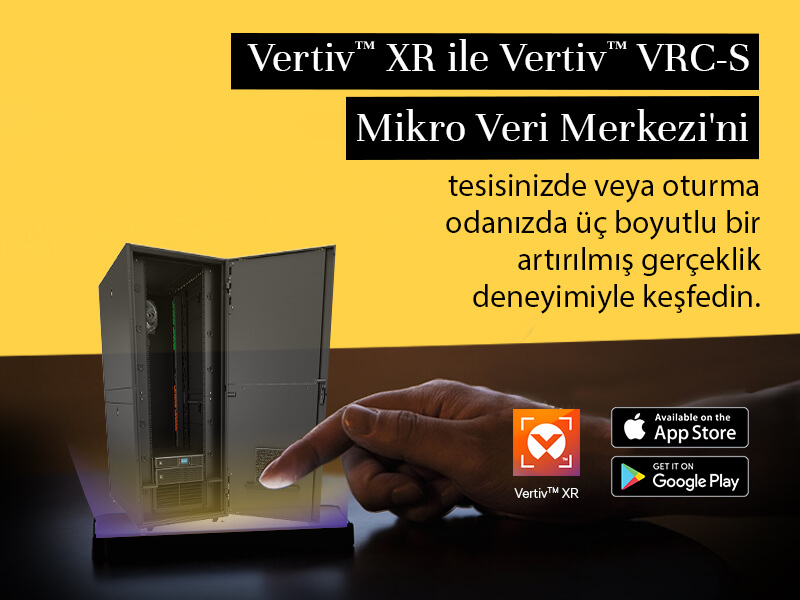 Vertiv™ VRC-S Edge’e (Uç Nokta) Hazır Mikro Veri Merkezi Sistemi Image